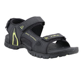 Fuel Rambo-04 sandal for Men  (Black-P.Green)